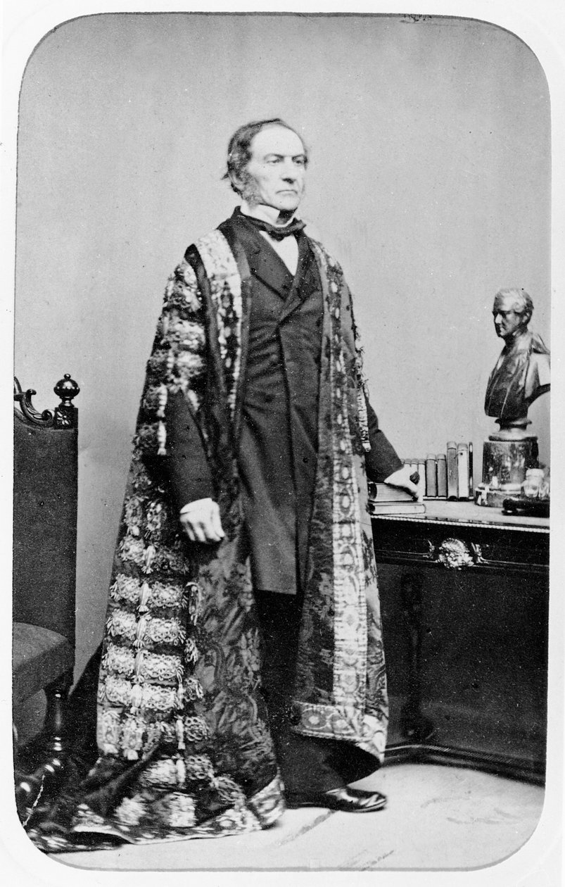 William Ewart Gladstone, ca. 1860 af English Photographer