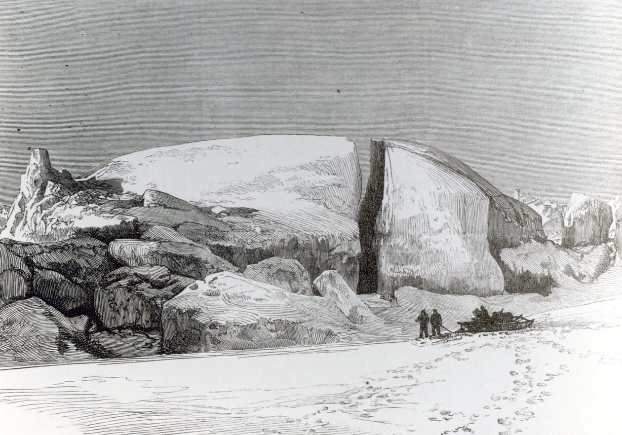 A Floe-Berg Aground, offentliggjort i 