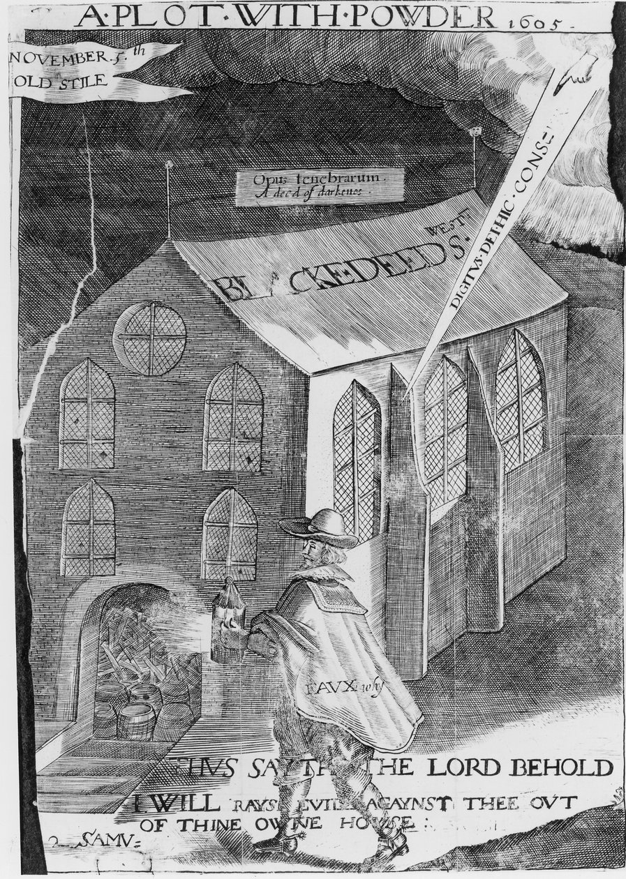 En grund med pulver, 1605 af English School