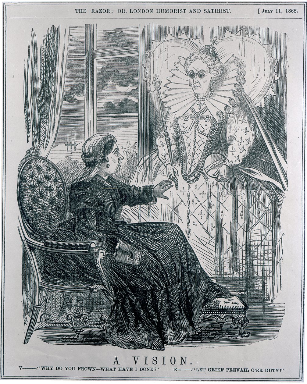 En vision, 1868 af English School