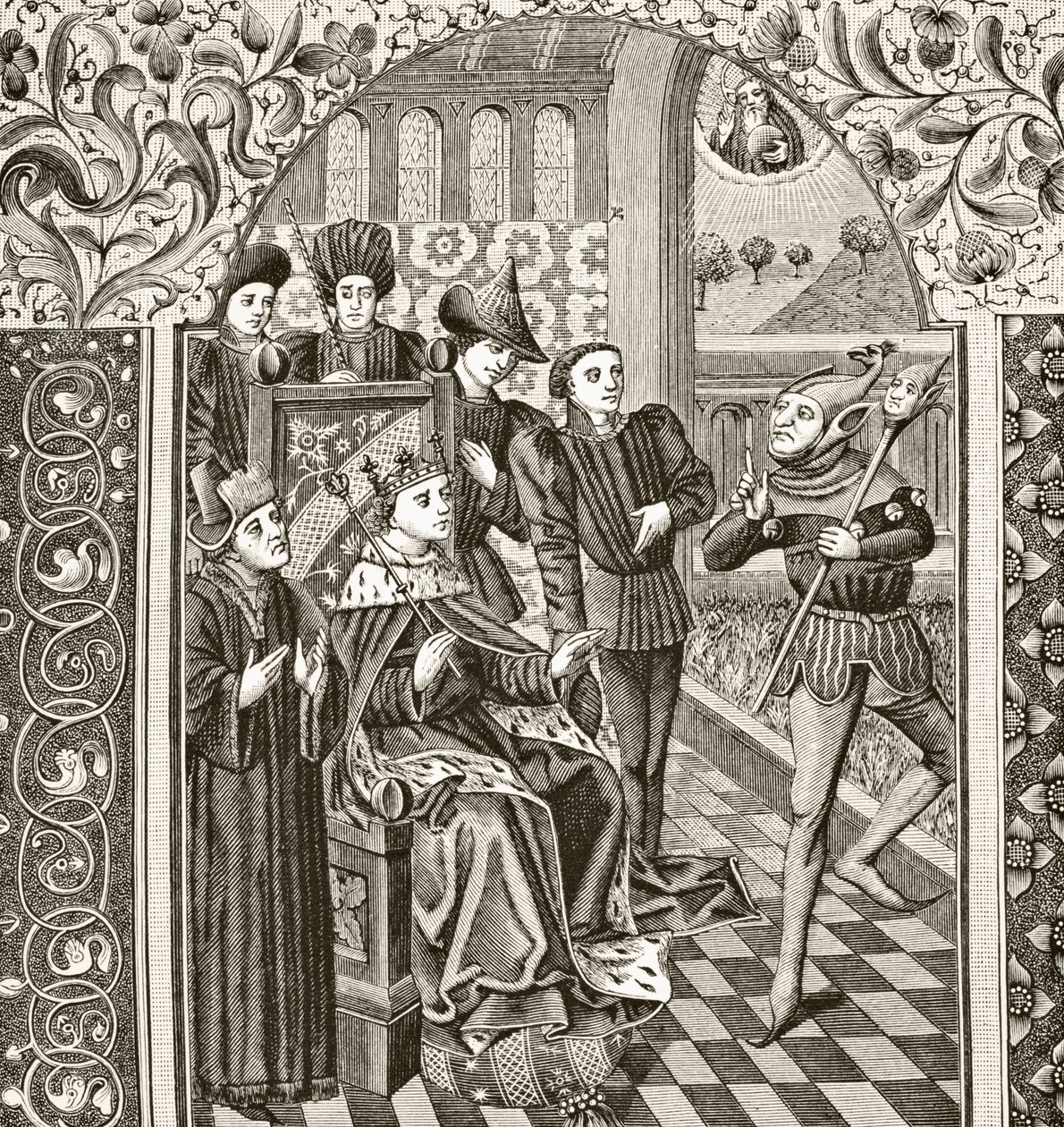 En hofnar, 1878 af English School
