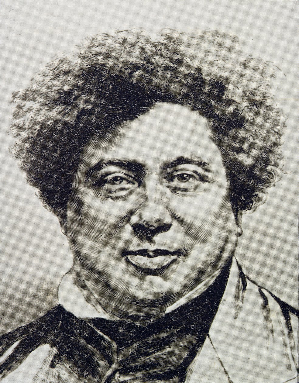 Alexandre Dumas Pere (1802-70) af English School