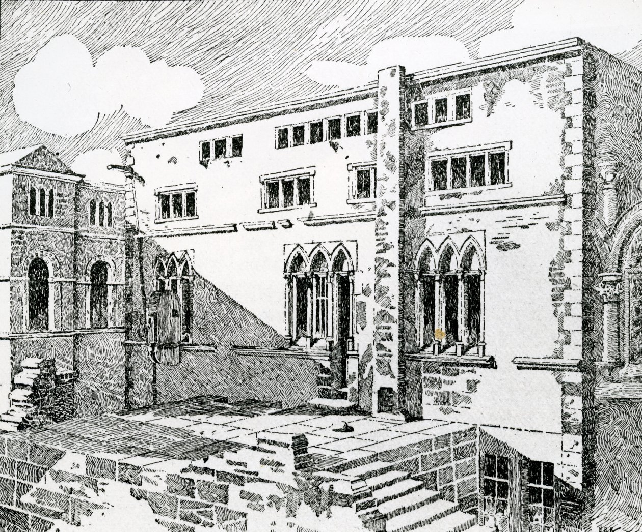 Gamle synagoge i Metz af English School