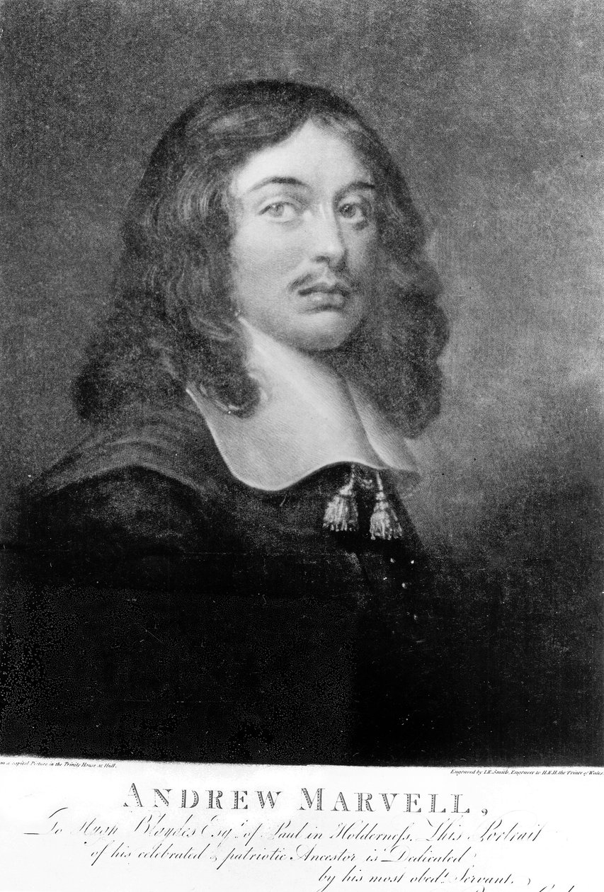Andrew Marvell (1621-78), graveret af John Raphael Smith (1752-1812) af English School