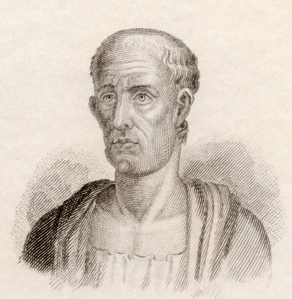 Asklepiades, 1825 af English School