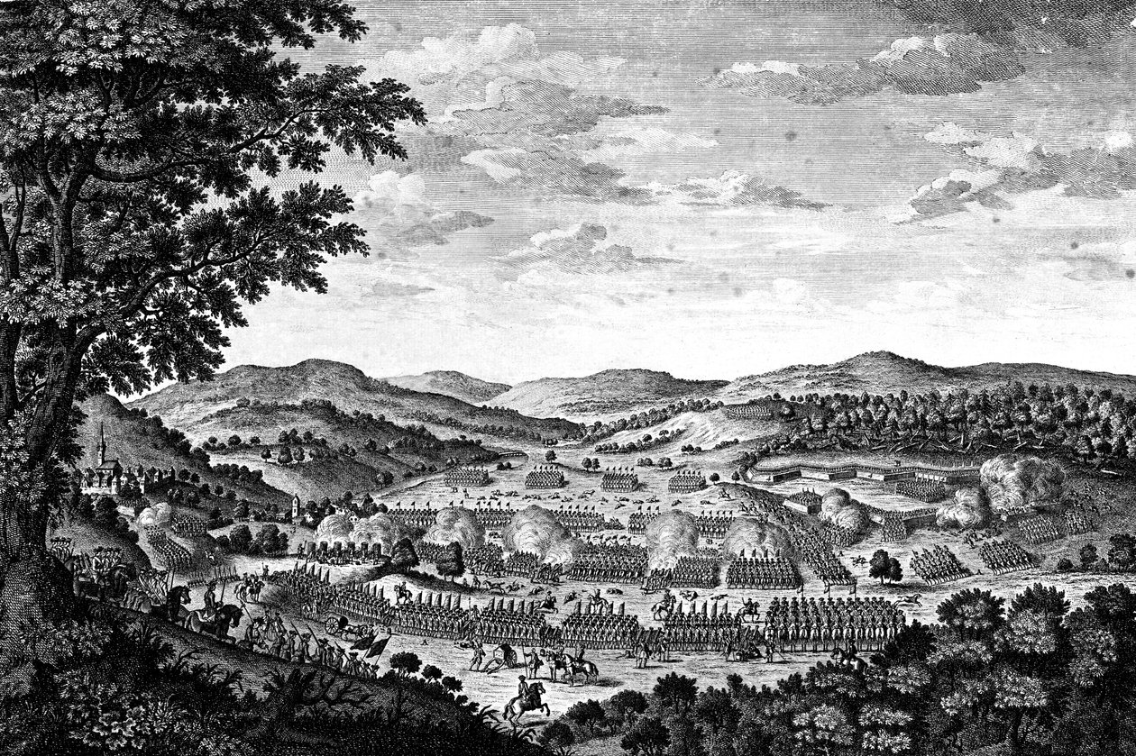 Slaget ved Reichenburg, 21. april 1757 af English School