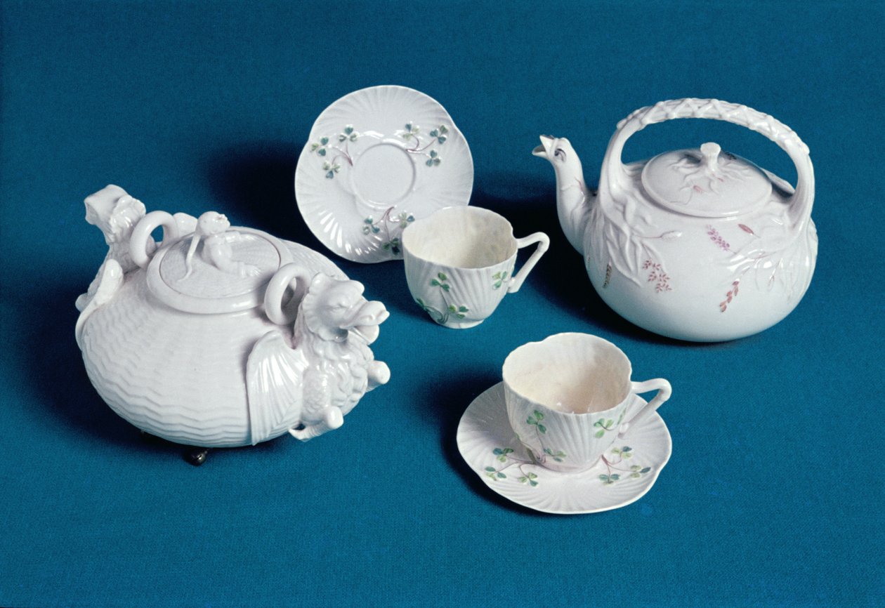 Belleek teservice (porcelæn) af English School