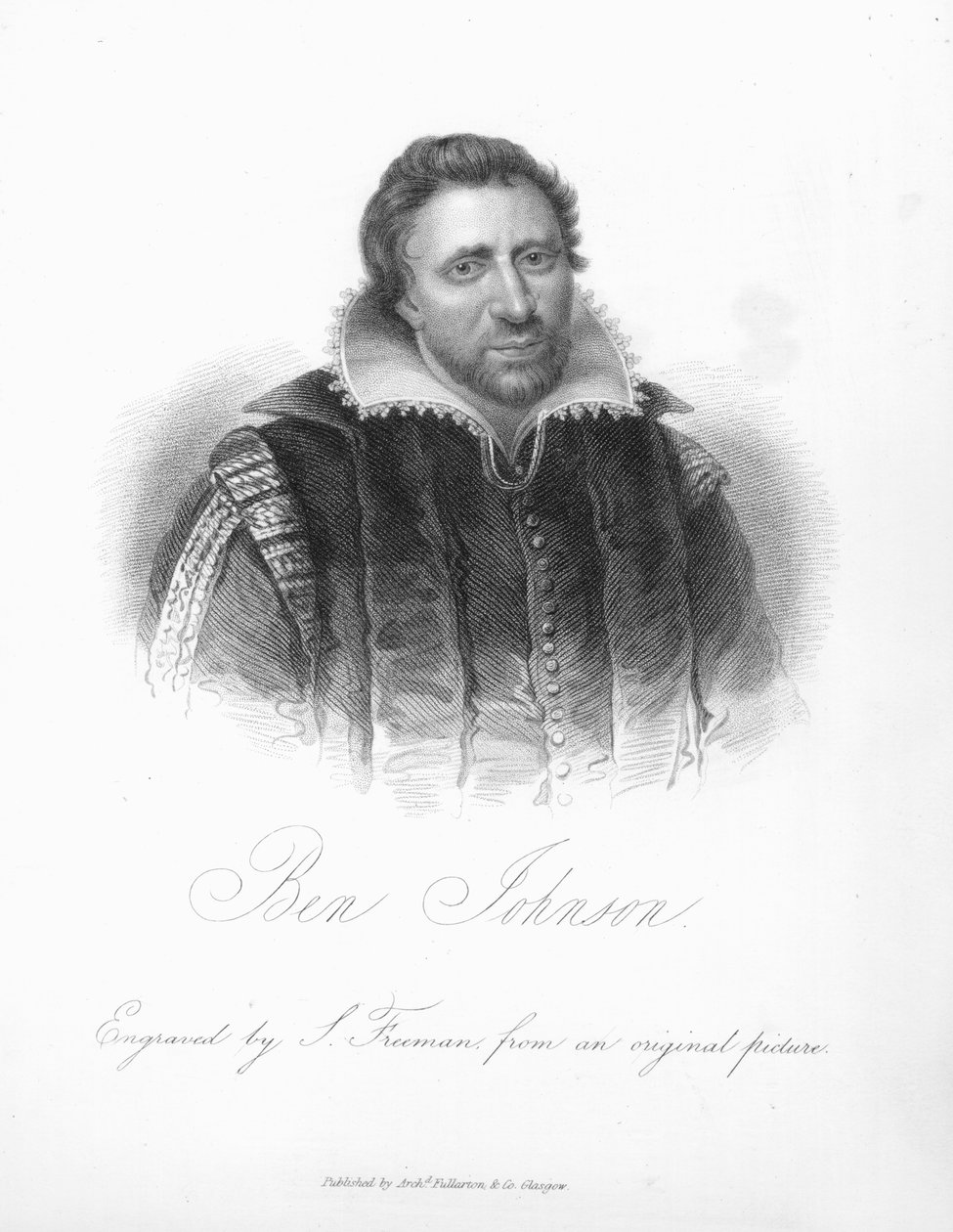 Ben Jonson (1573-1637) af English School