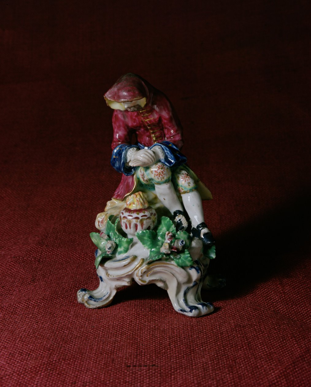 Sløjfe porcelæn figur af vinter, ca. 1760-63 (keramik) af English School