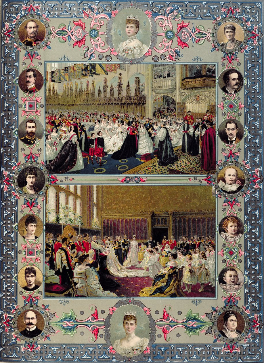 Britiske kongelige bryllupsmemorabilia, 1897 af English School