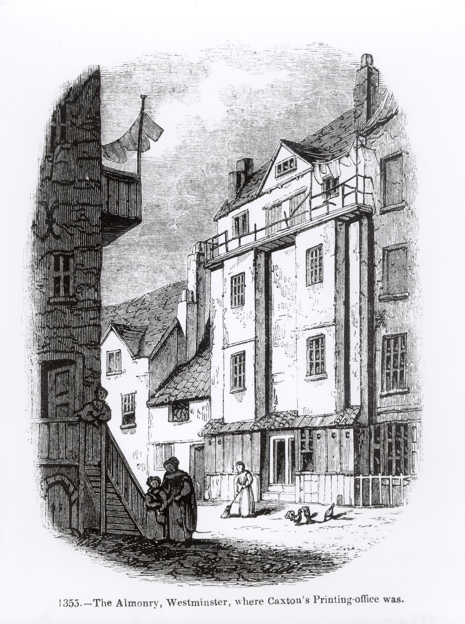 Caxtons trykkeri, The Almonry, Westminster af English School