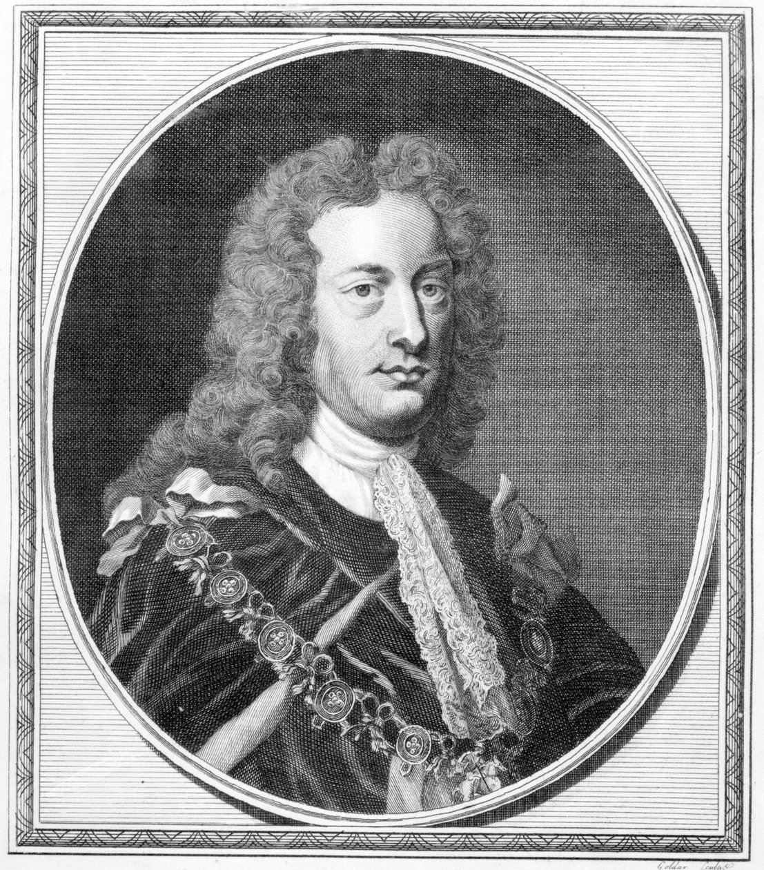 Charles Spencer, 3. jarl af Sunderland, graveret af John Golder, 1784 af English School