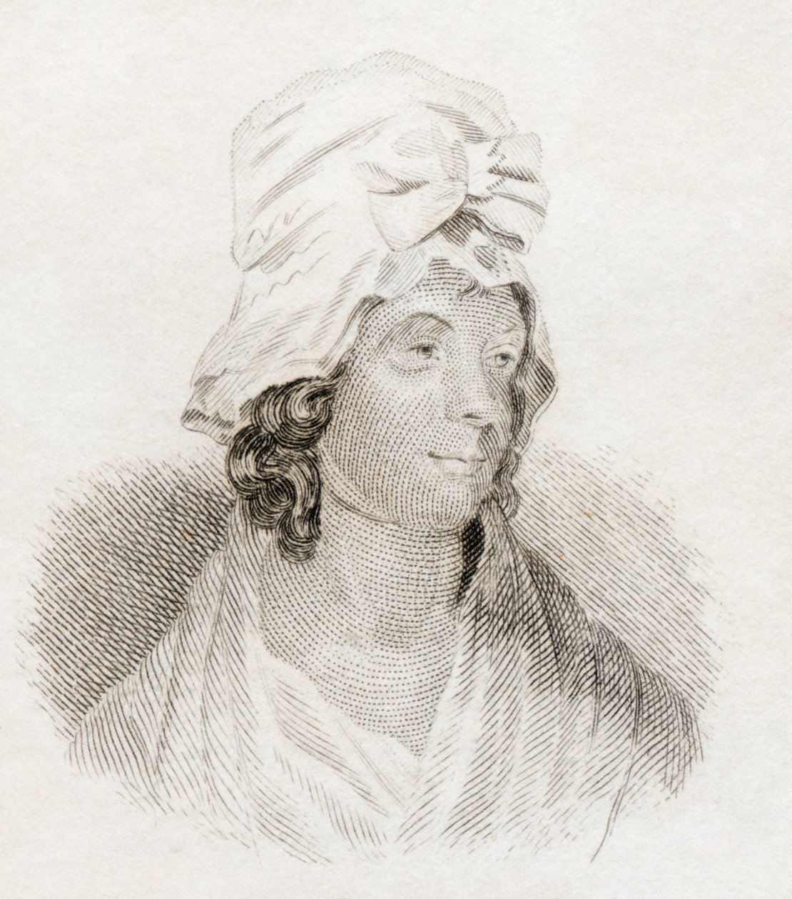Charlotte Turner Smith, 1825 af English School