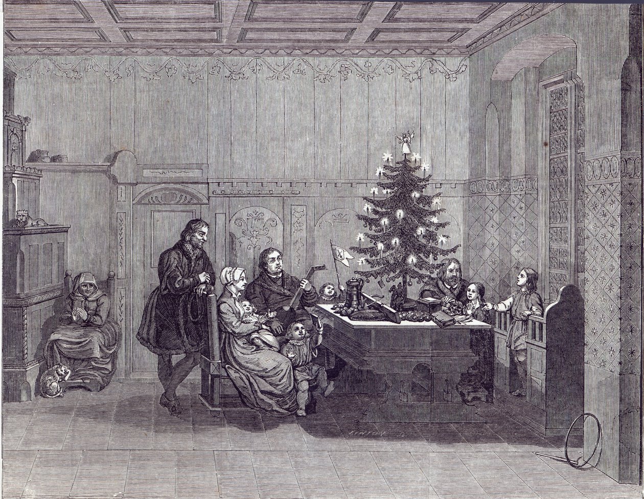 Juleaften i Tyskland: Martin Luther og hans familie, fra 