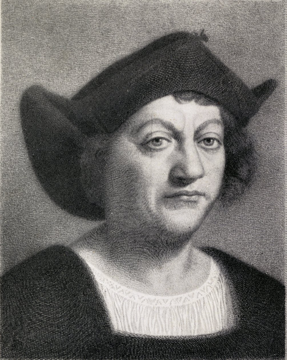 Christopher Columbus (1451-1506) illustration fra 