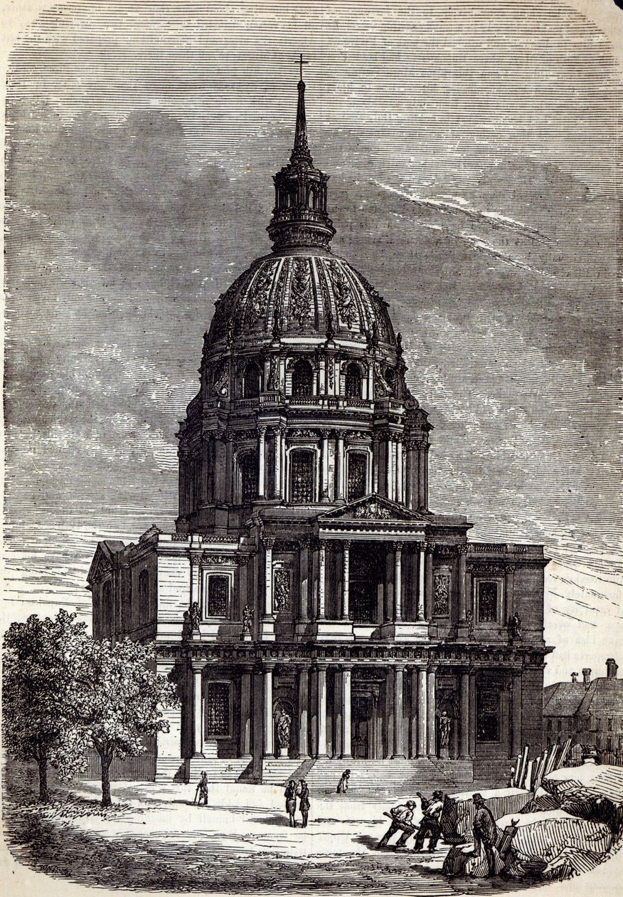 Invalides Kirke, der indeholder Napoleons grav, Paris af English School