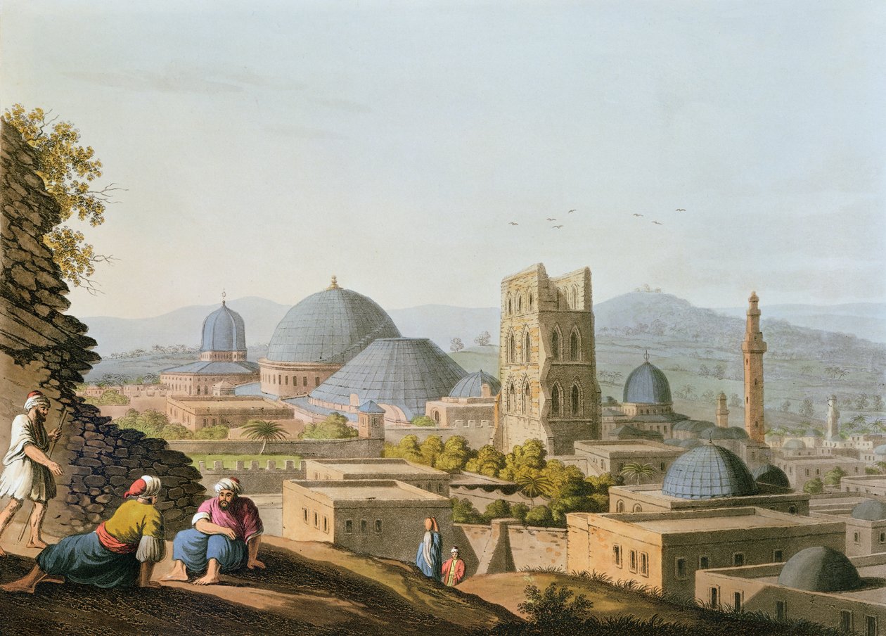 Byen Jerusalem, 1812 af English School