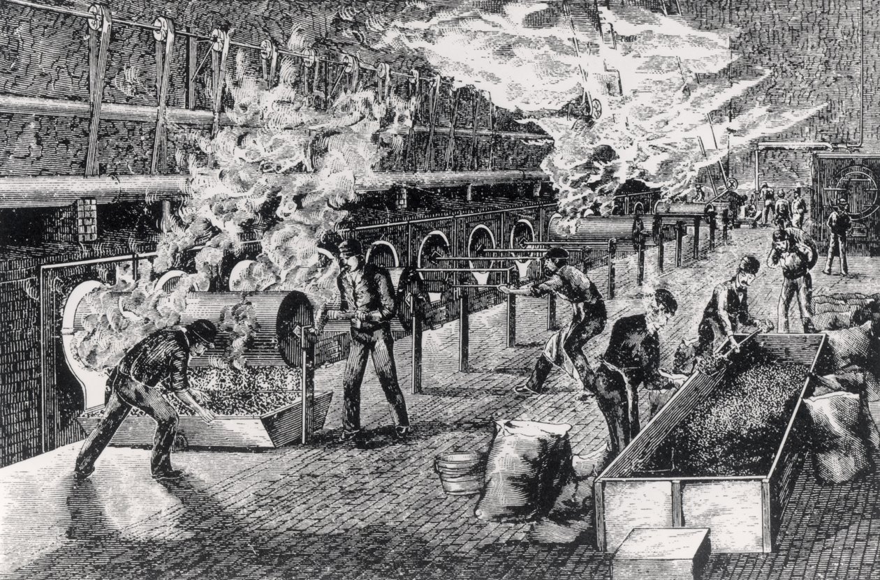 Kafferistning, 1870 af English School