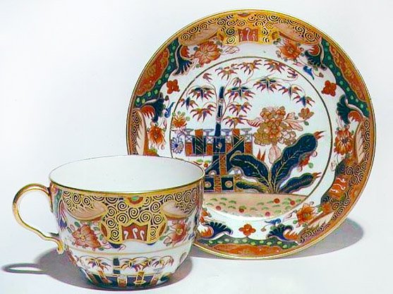 Kop og underkop, ca.1815 (keramik) af English School