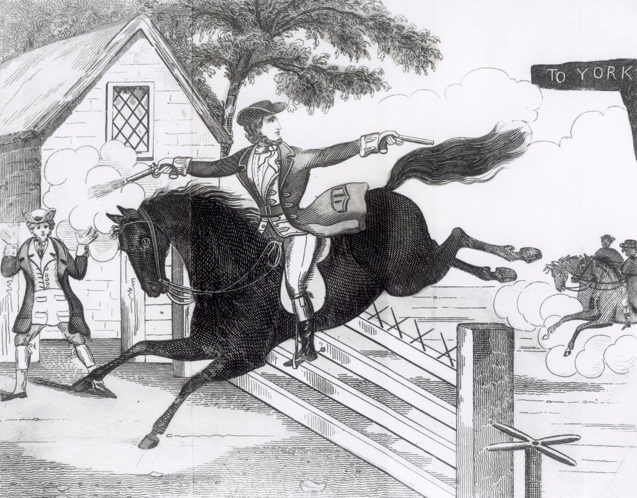 Dick Turpin (1705-39) af English School