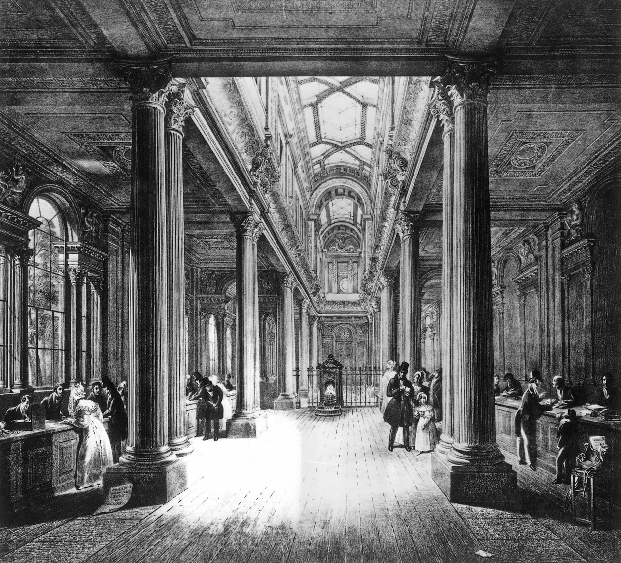 Udbyttekontor, Bank of England af English School