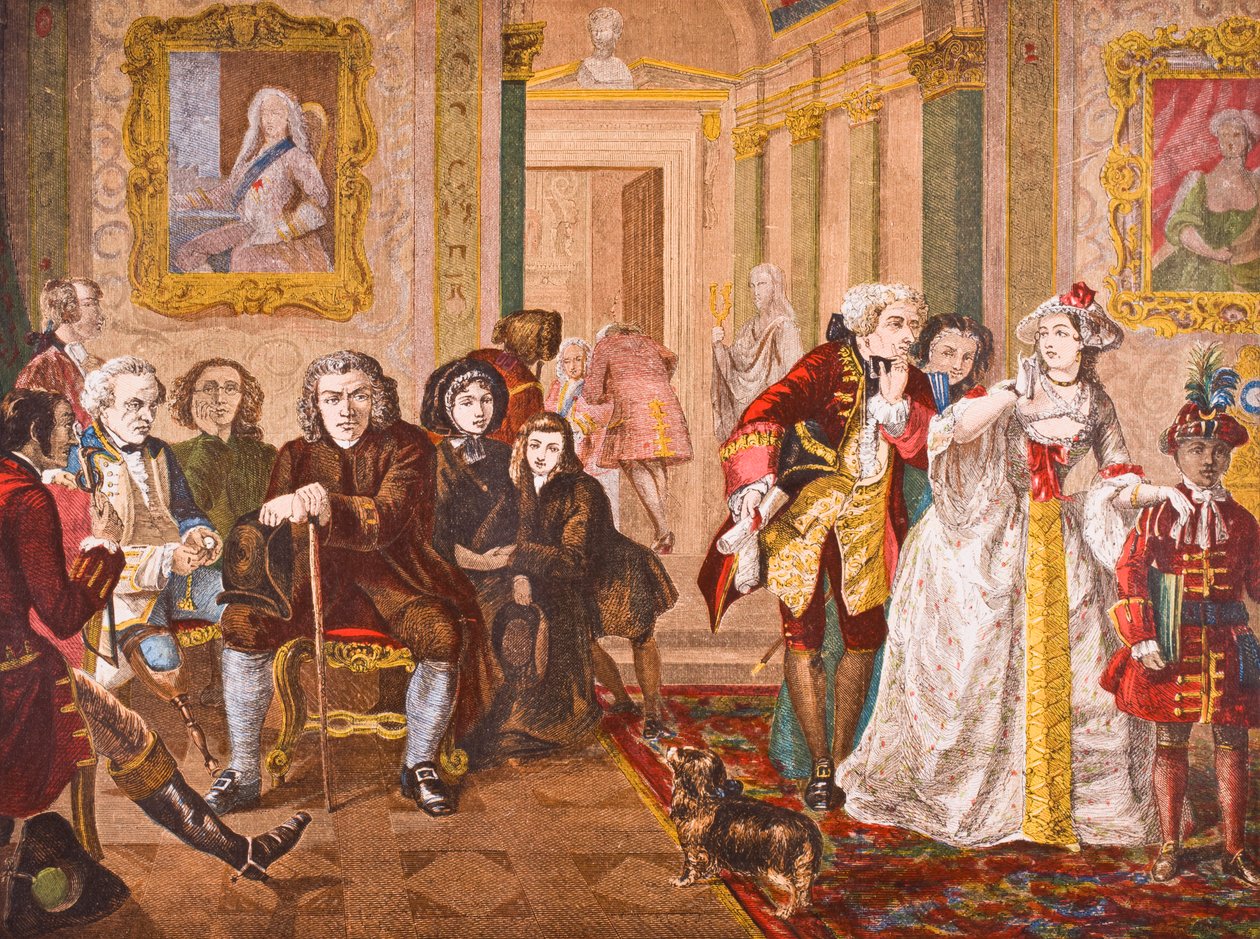 Dr. Samuel Johnson i Lord Chesterfields forværelse, fra 