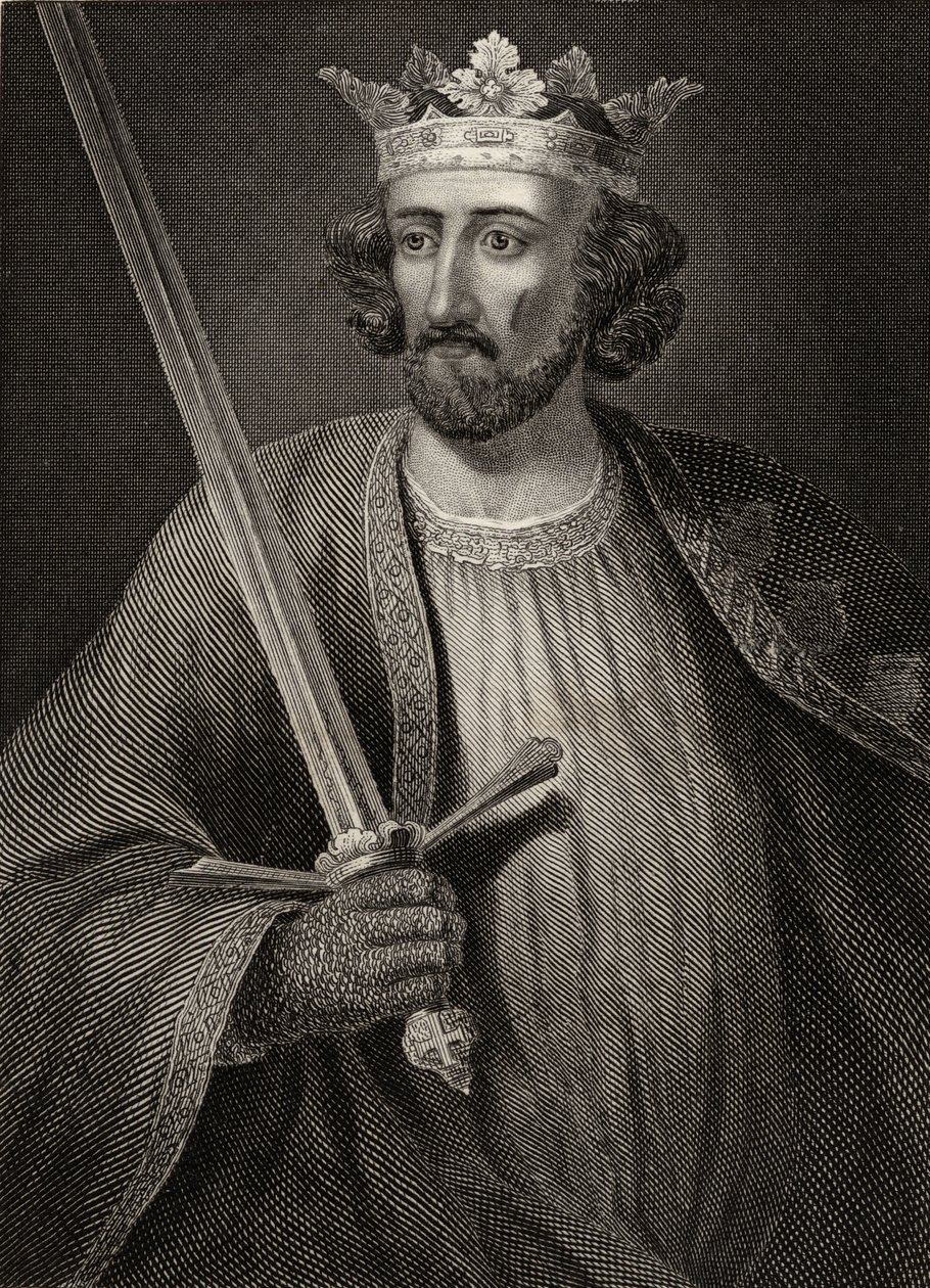 Edward I (1239-1307) konge af England af English School