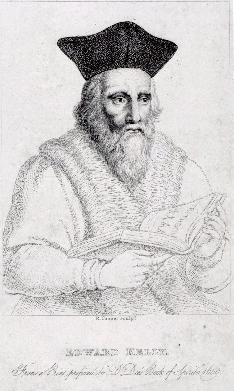 Edward Kelly, graveret af Richard Cooper af English School