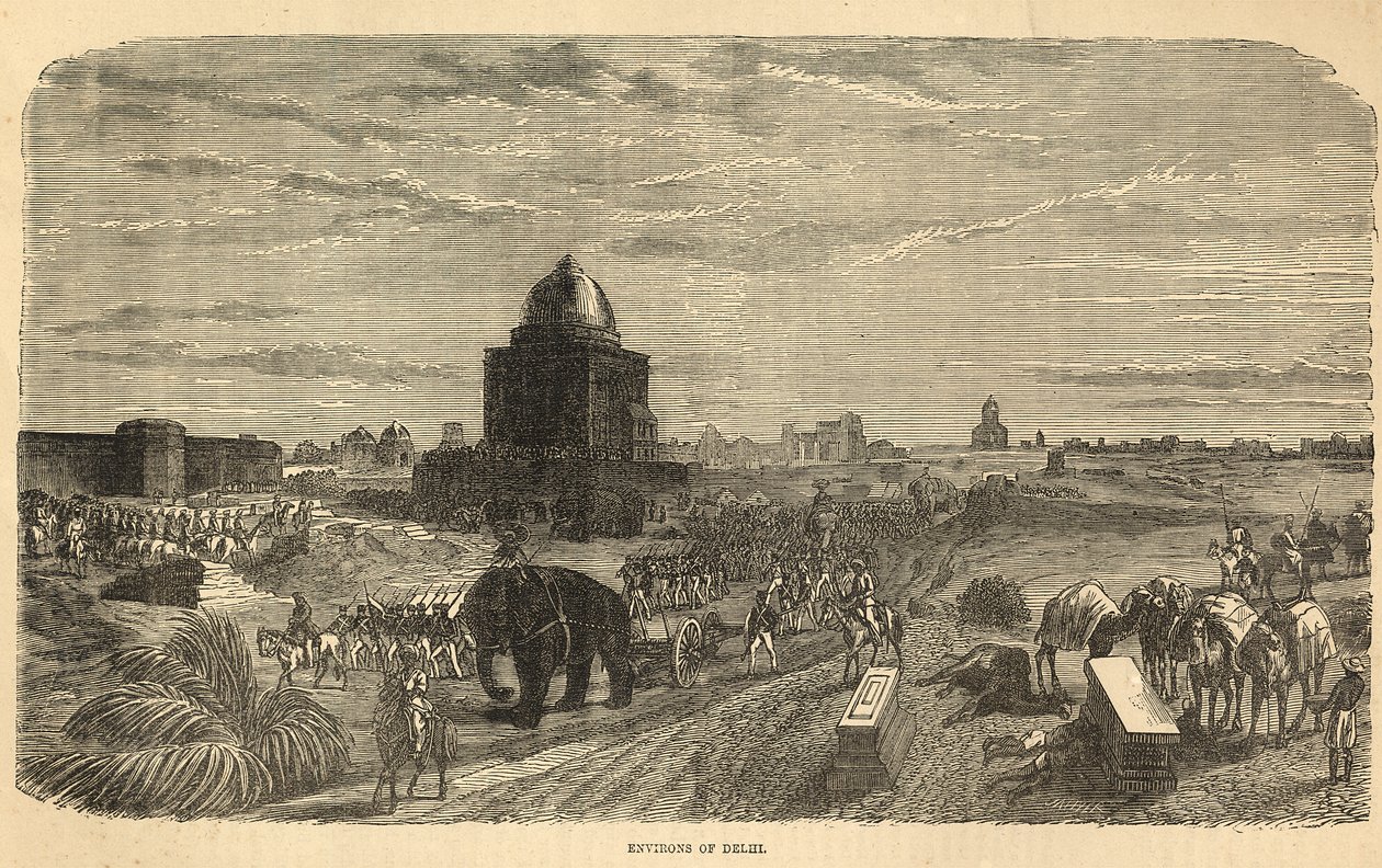 Omegn af Delhi, 1857 af English School