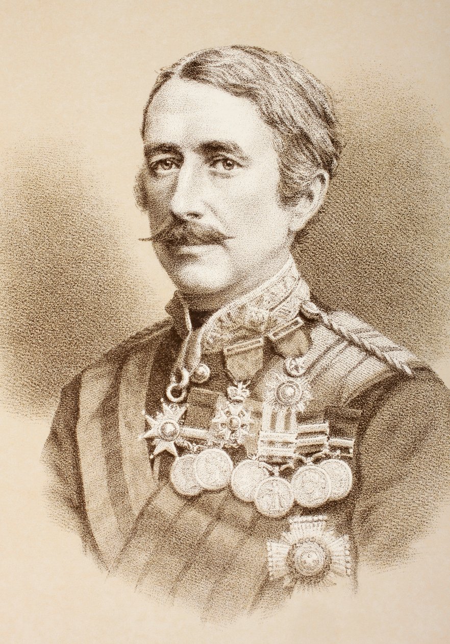 Feltmarskal Garnet Joseph Wolseley, 1. viscount Wolseley, ca. 1890 af English School