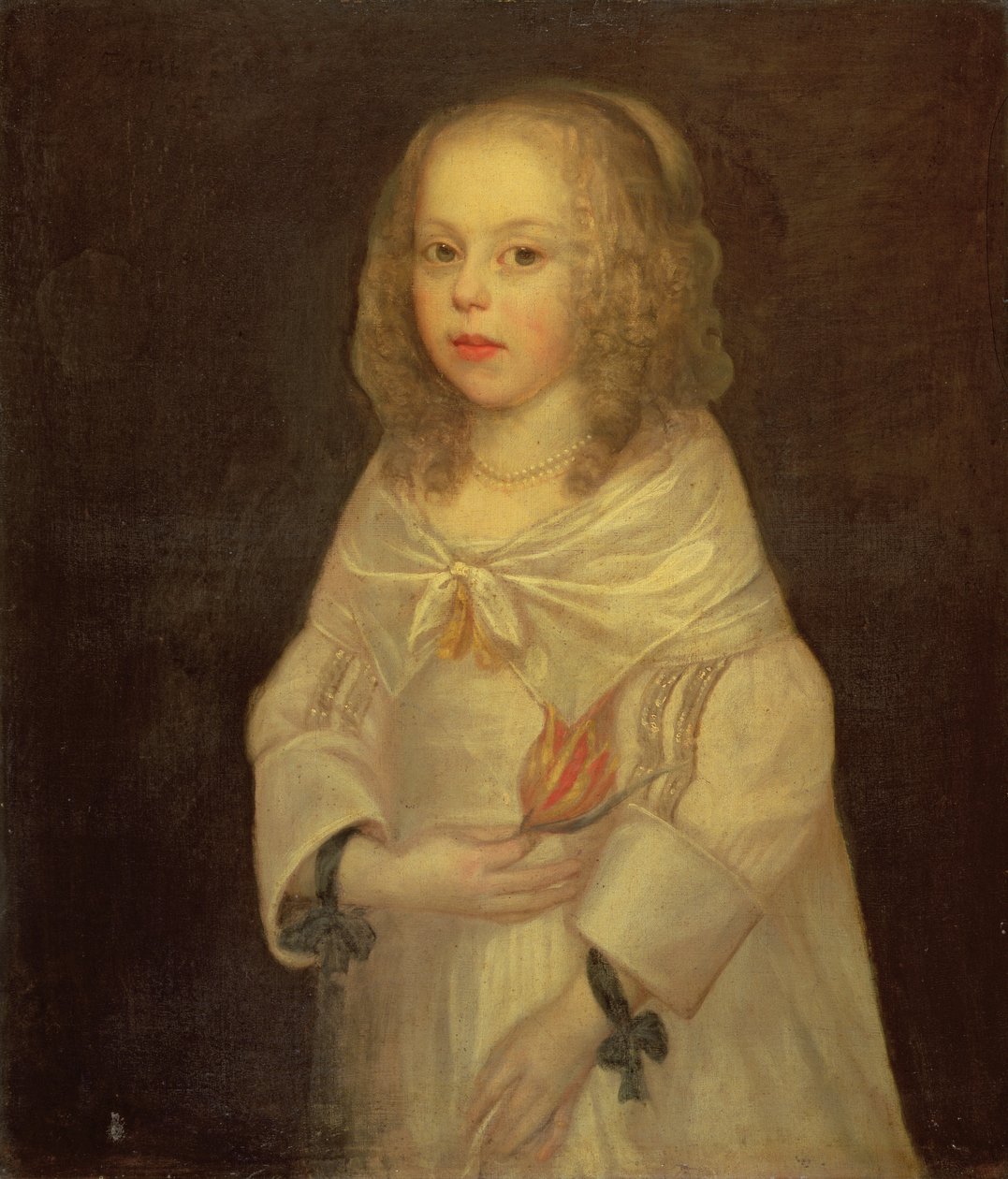 Frances Cotton (f. Herbert), ca. 1680 af English School