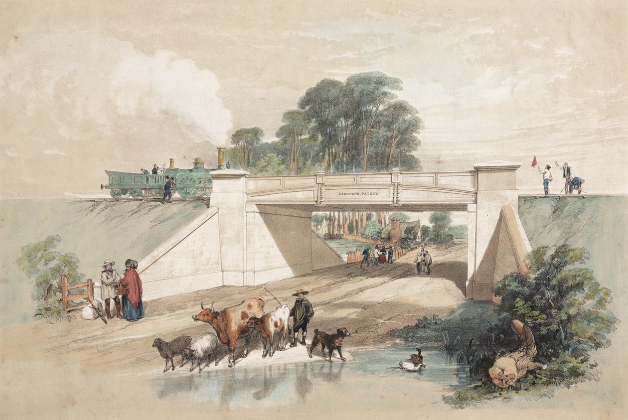Gardners Patent Railway Bridge af English School