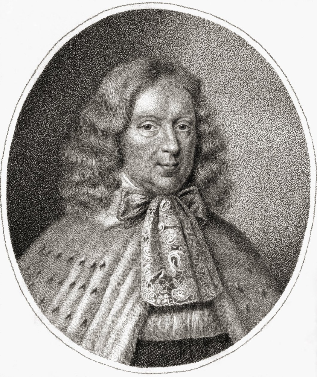 George Berkeley, graveret af Bocquet, illustration fra 