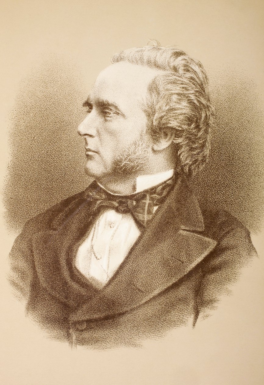 George John Douglas Campbell, 8. hertug af Argyll, ca.1890 af English School