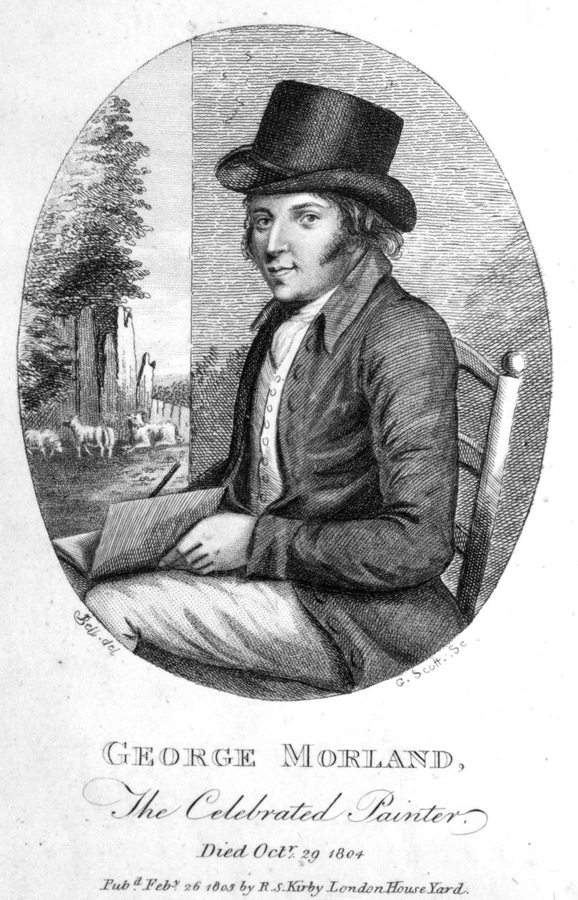 George Morland, graveret af G.Scott, 1805 af English School