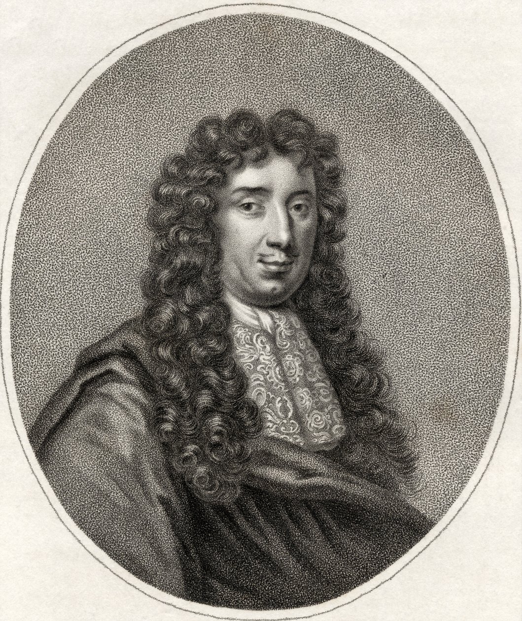 George Savile, graveret af Bocquet, illustration fra 