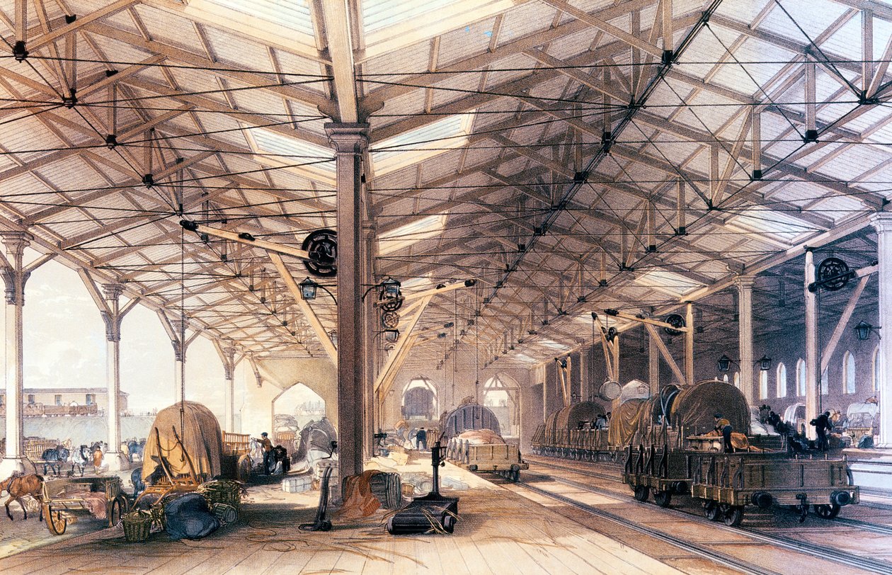 Great Western Railway: Fragtskur ved Bristol af English School