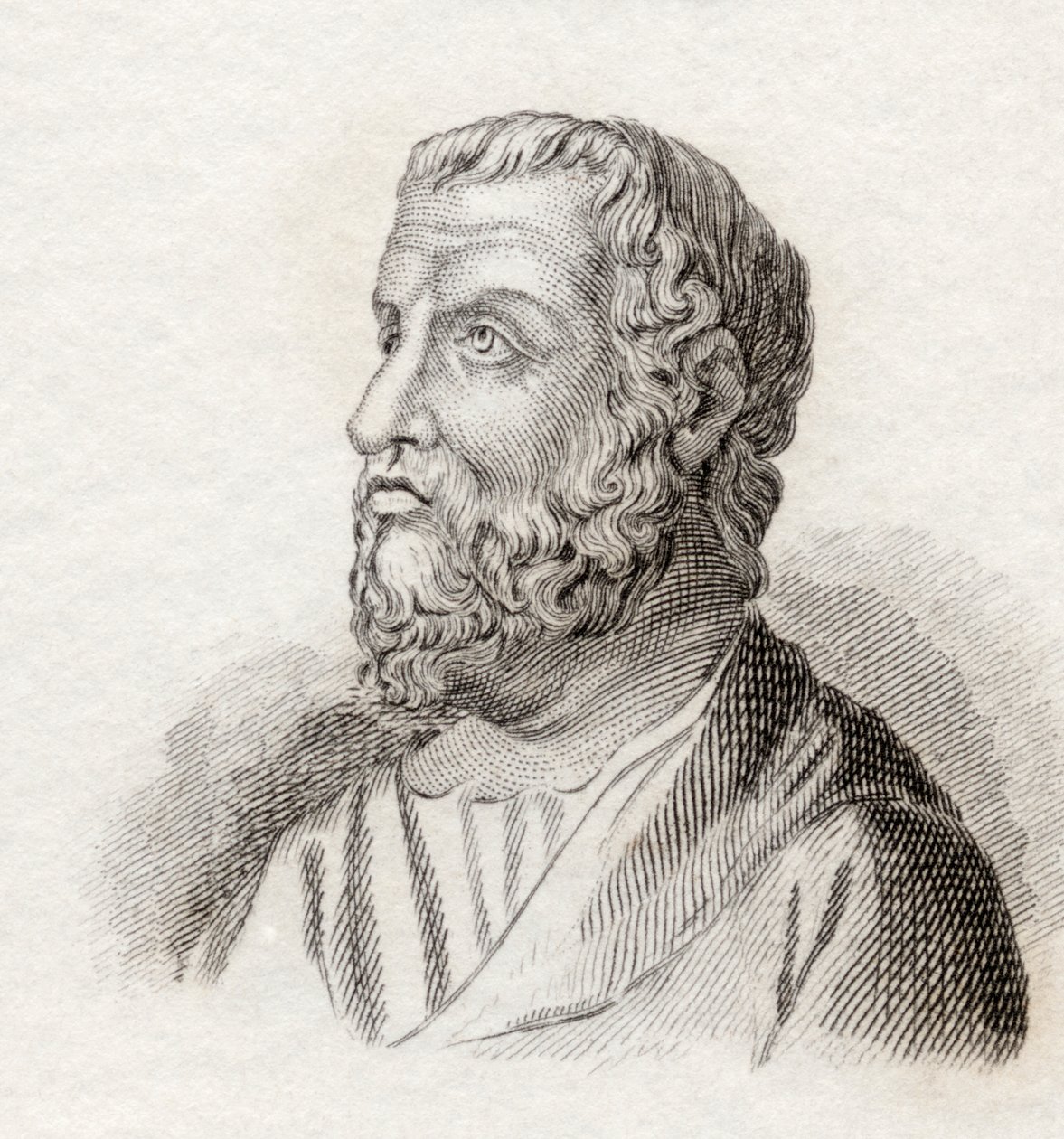 Isokrates, 1825 af English School