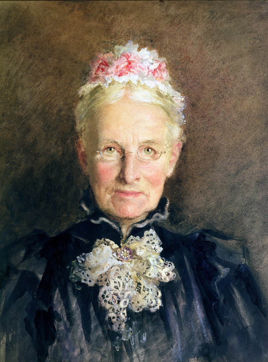 Jane Barnard (1832-1911) ca. 1892 af English School