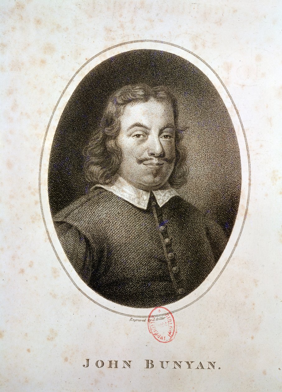 John Bunyan (1628-88) graveret af John Collier af English School