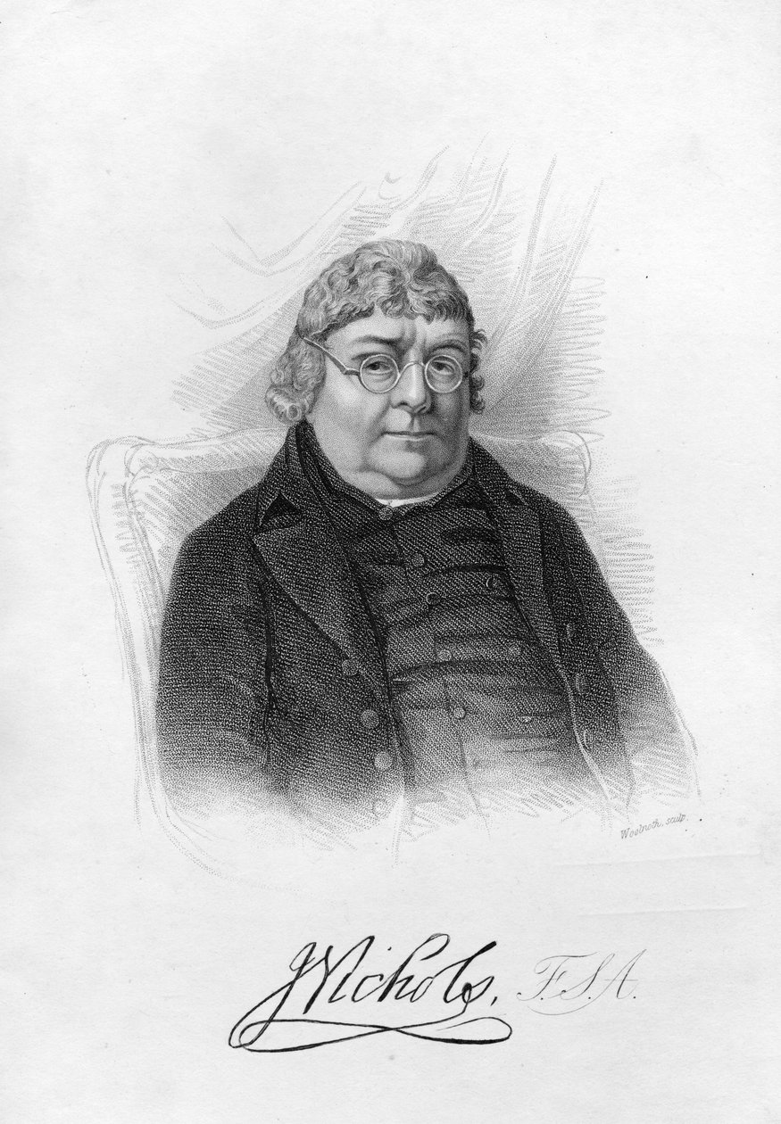 John Nichols, graveret af Woolnoth af English School