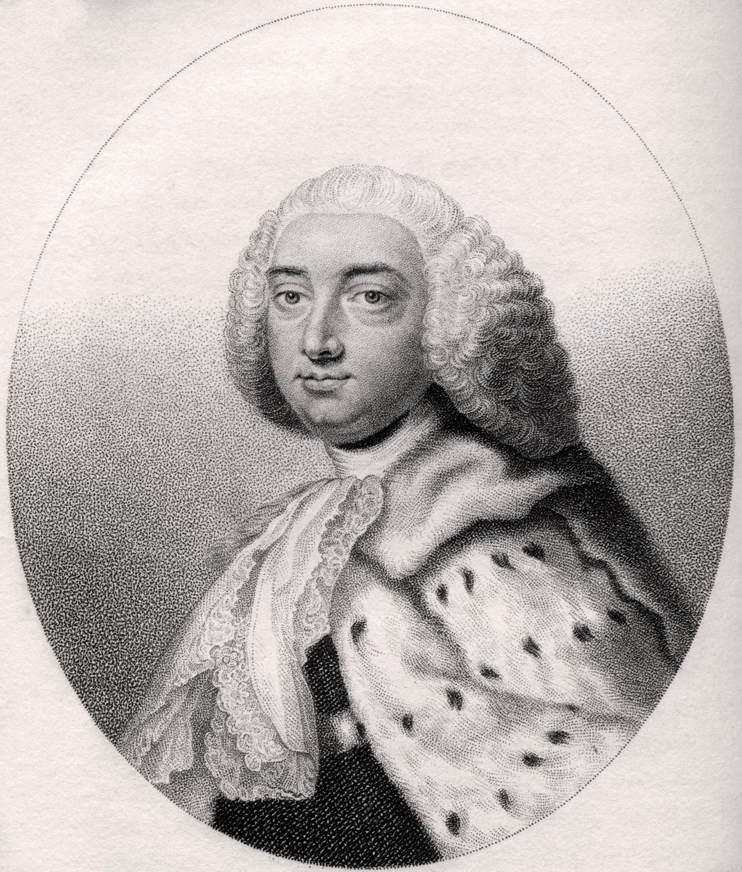 John Perceval, graveret af Freeman, illustration fra 