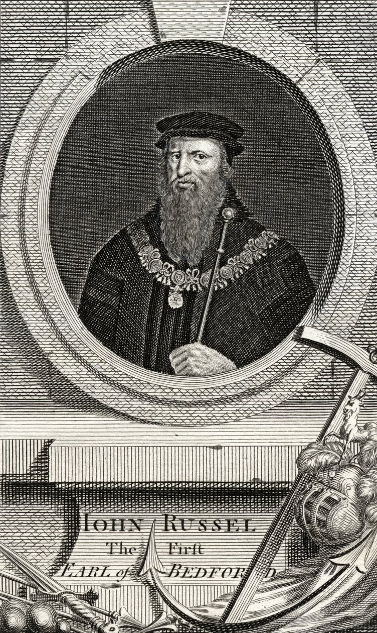 John Russell (1485-1555) 1. jarl af Bedford, fra 