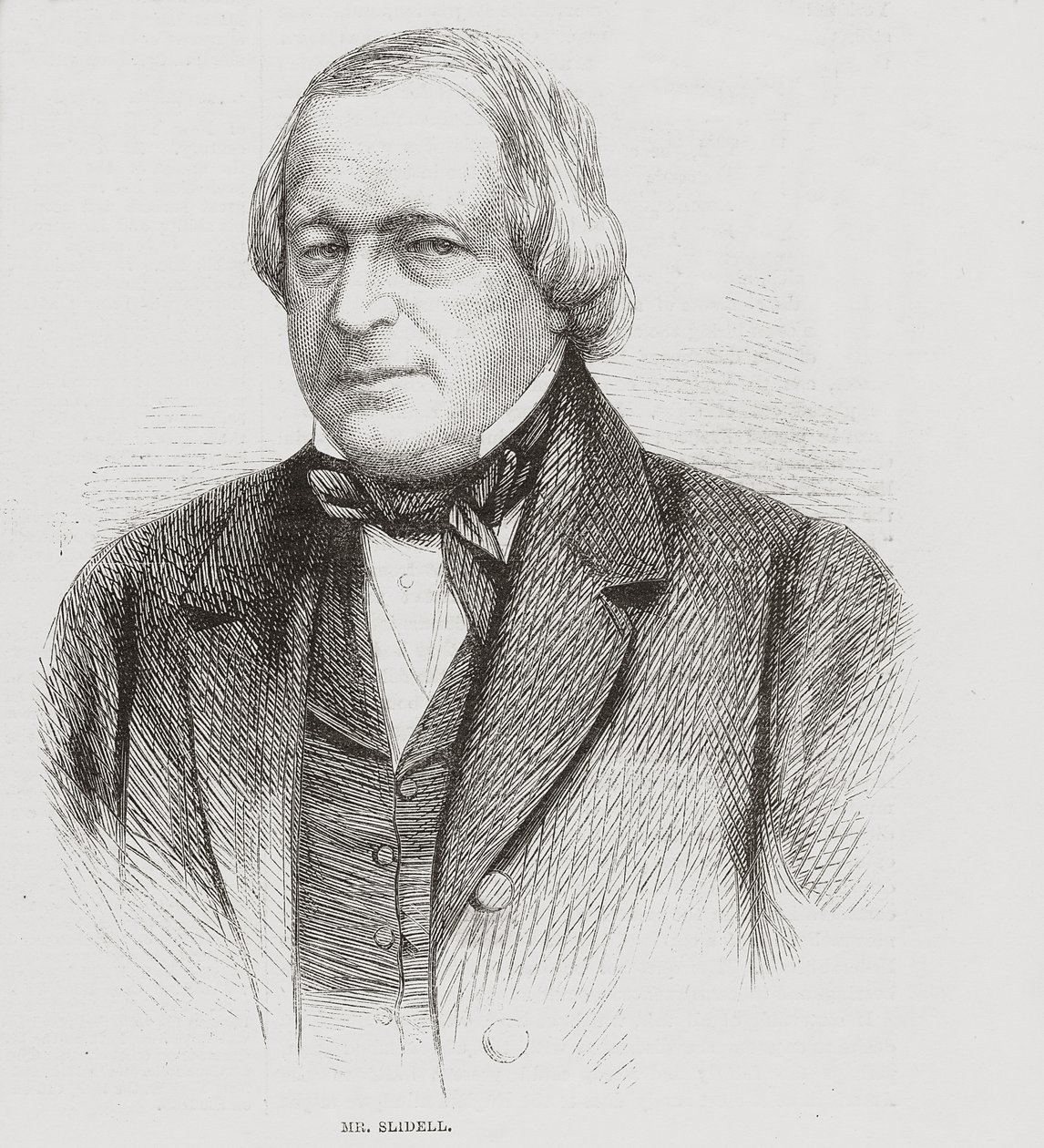 John Slidell, 1861 af English School