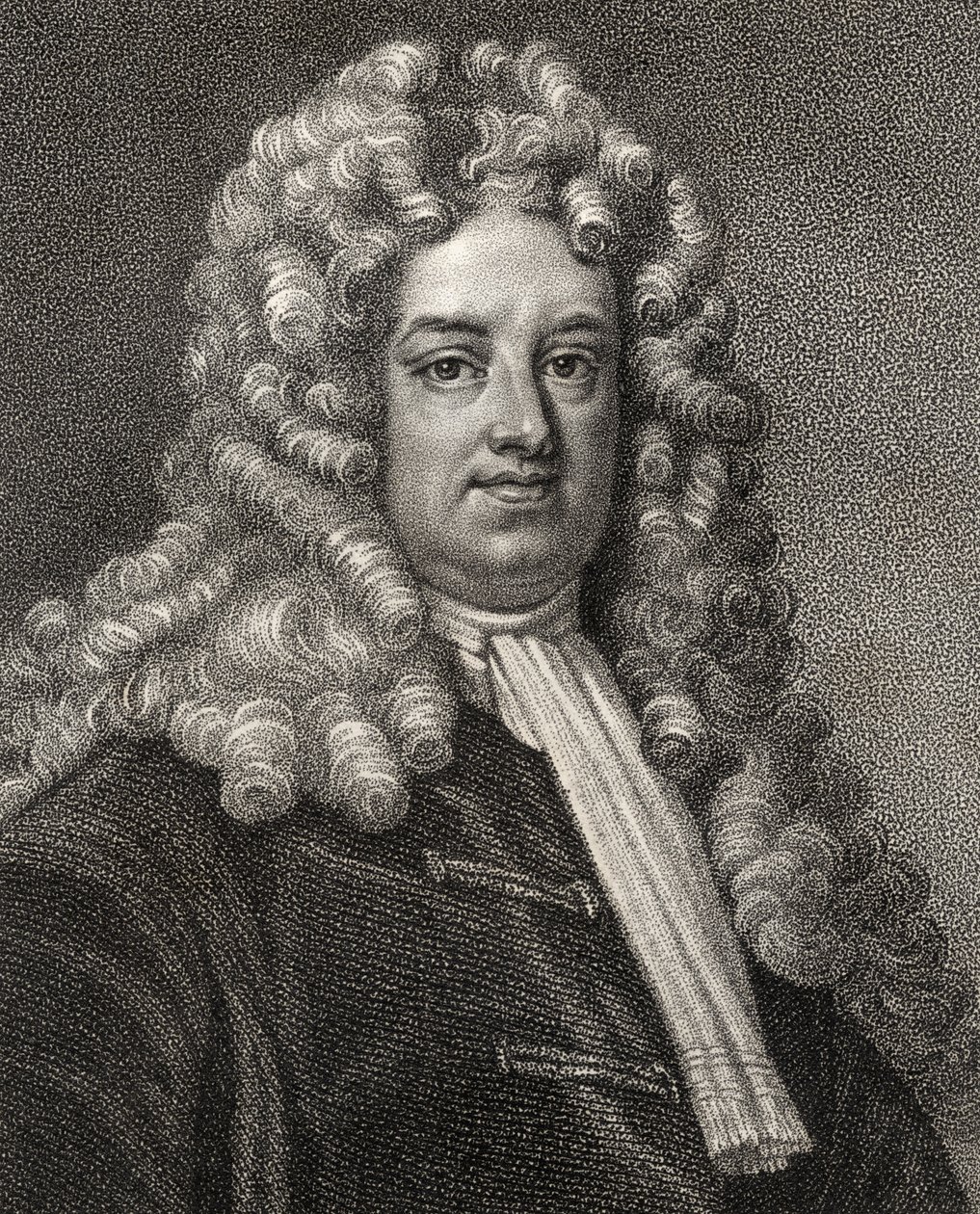John Somers, graveret af Geremia, illustration fra 