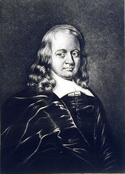 John Thurloe (1616-68) illustration fra Portraits of Characters Illustrious in British History, indgraveret af Robert Dunkarton (1744-c.1817) (mezzotint) af English School