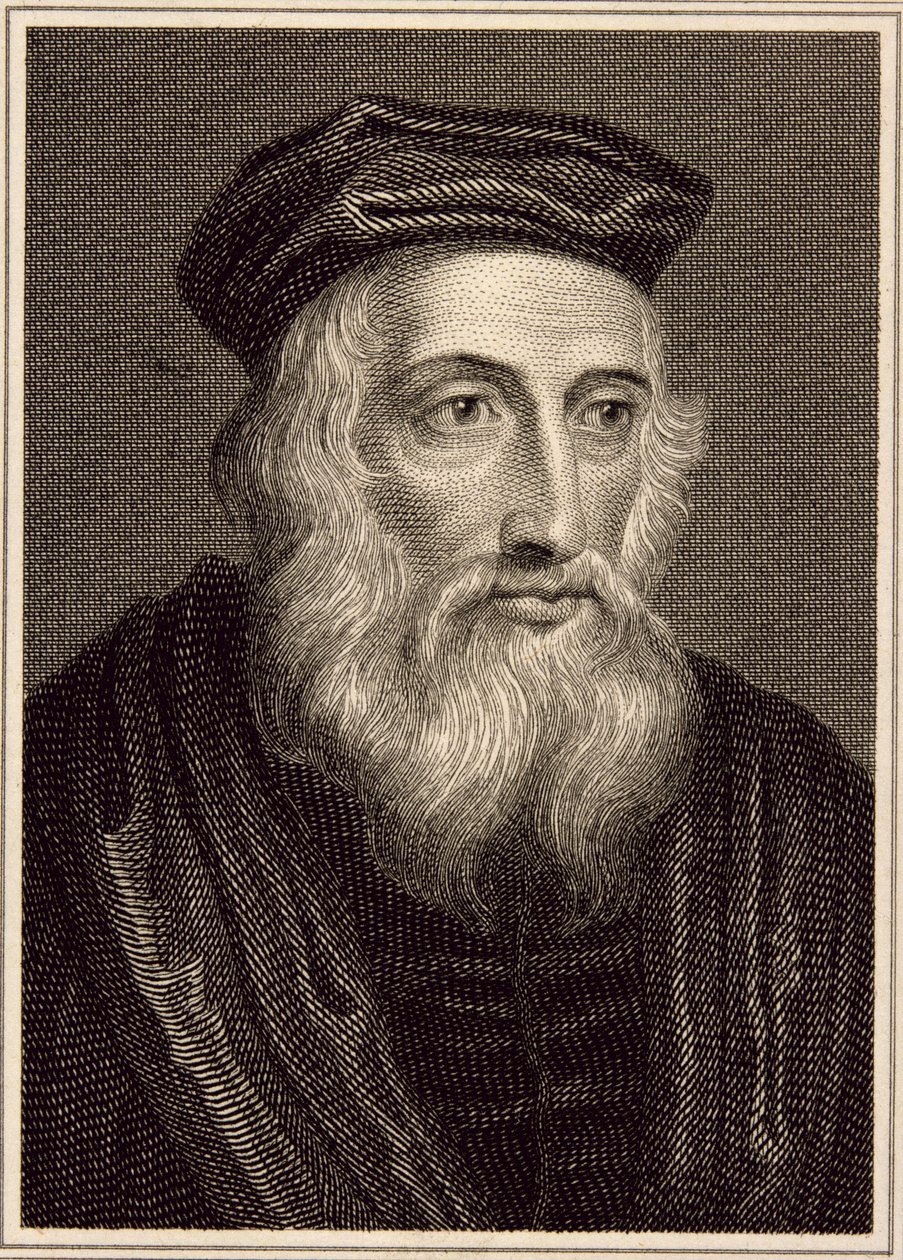 John Wycliffe (ca. 1330-84) af English School
