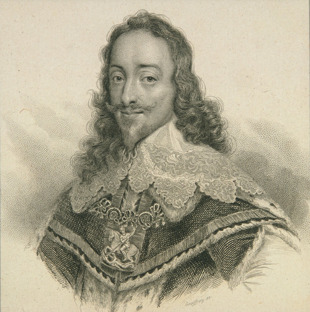 Kong Charles I af England (1600-49) af English School
