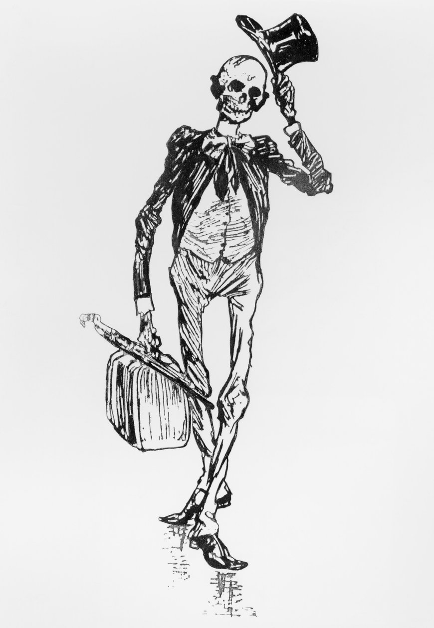Kong Kolera, ca. 1832 af English School