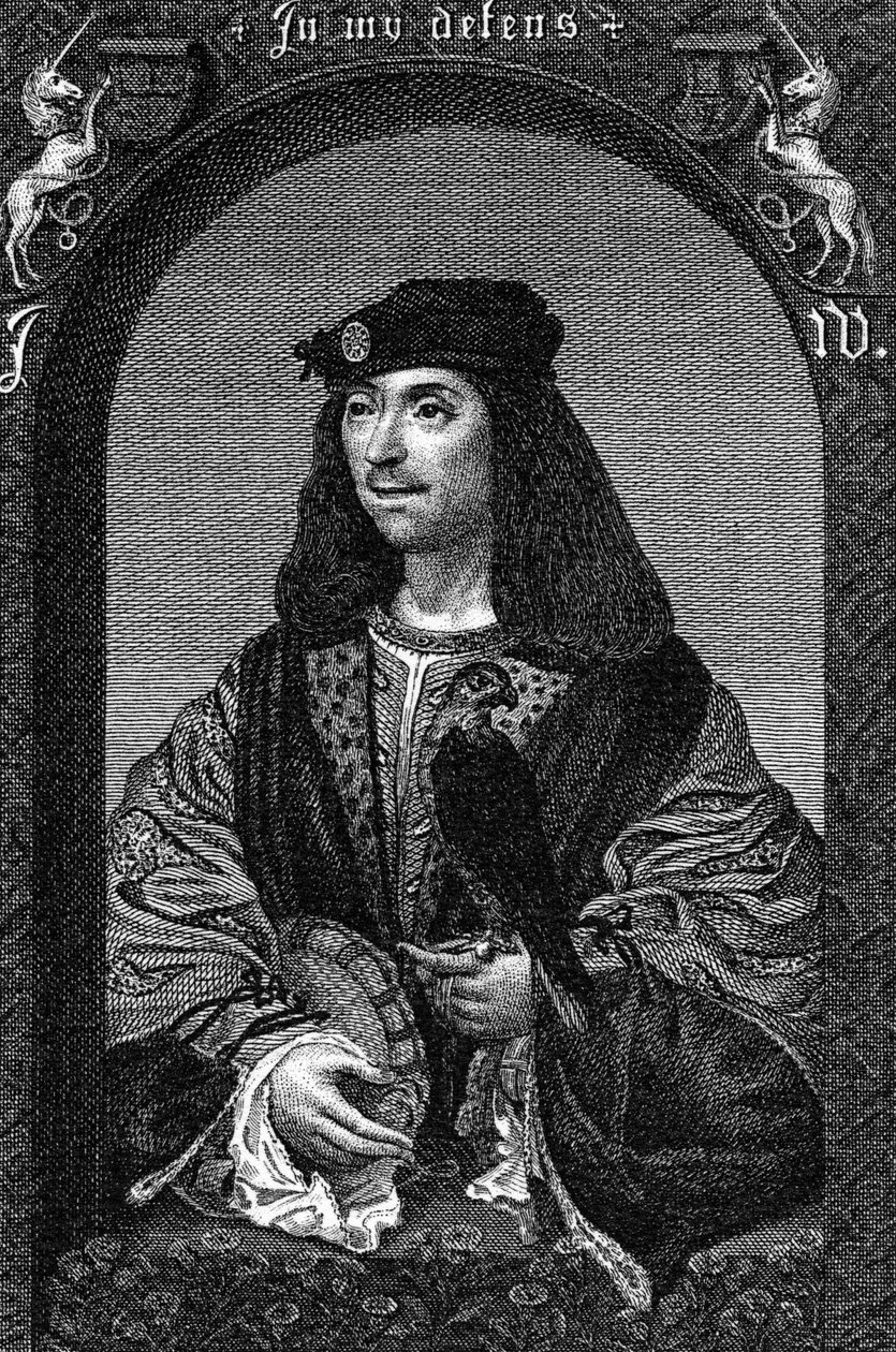 Kong James IV af Skotland, 1796 af English School